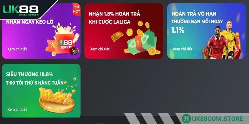 Các khuyến mãi UK88 thường kèm theo những yêu cầu riêng